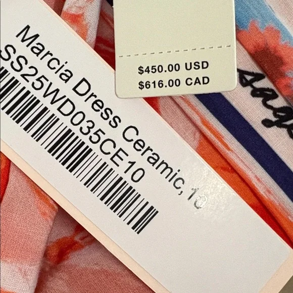 Lingua Franca Marcia Anthropologie NWT
Sleeveless A-Line Maxi Dress size 6. - Picture 11 of 16